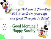 Good Morning Happy Sunday