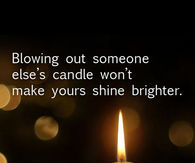 Someone else's candle 