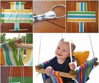 How to make a canvas hammock baby swing