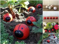 How to make diy golfball ladybugs