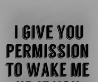 My permission