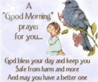 A Good Morning Prayer for You