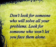 Look for someone who