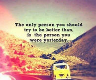 the only person