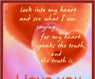 I love you