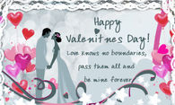 Happy Valentines Day, be mine forever