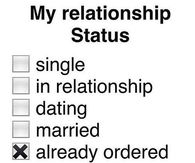 My relationship status