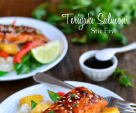 How to make teriyaki salmon stir fry