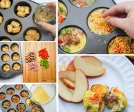 How to make potato omelet breakfast bites