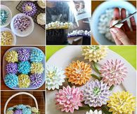 How to make marshmallow flowers