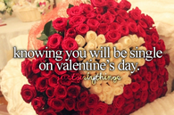 Know you will be single on valentines day