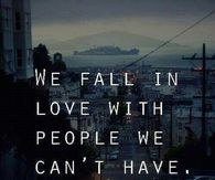We fall in love