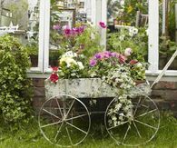 Vintage Cart Planter