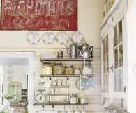Rustic Kitchen with Open Shelves