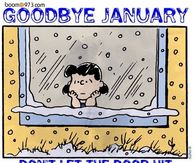 Goodbye January Don't let the door hit you