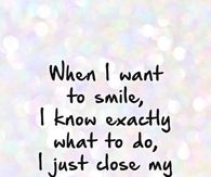 You make me smile