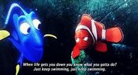 Just keep swimming