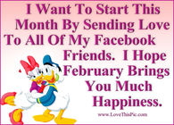 Happy February Facebook Friends