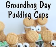 Groundhogs Day Pudding Cups