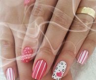 Pretty Nails for Valentine's Day
