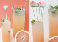 DIY Grapefruit Mojitos