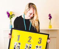 DIY Photo Strip Seating Plan