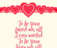 To be your lover