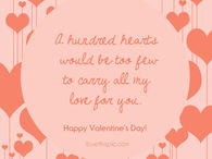 A hundred hearts 