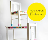 How to makeover a kids table