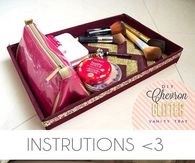 DIY Makeup Organization Box