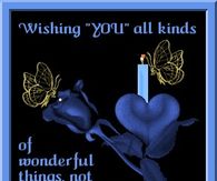 Wishing you all kinds of wonderful things, not just for today, but always.