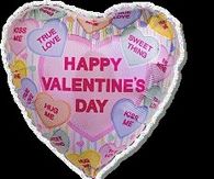 Happy Valentine's Day Balloon Bouquet
