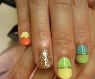 Brightly Colored Nails