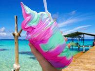 Pastel Swirly Ice Cream