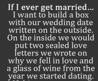 If I ever get married