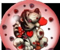 Valentine Puppy Globe