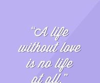 A life without love