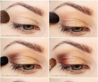 DIY Bronze Eye Makeup Tutorial
