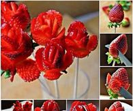 DIY Strawberry Roses