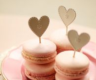 Pink Macaroons for Valentine's Day