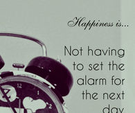 Happiness is