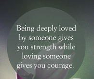 Being loved