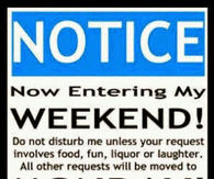 Weekend Mode