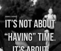 Its about making time