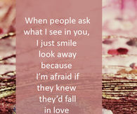What I see in you 