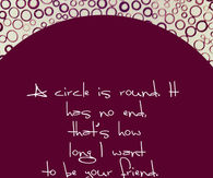 A circle