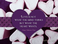 What the heart wants 