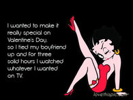 On valentines day 
