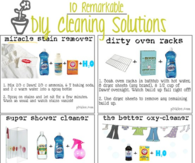10 DIY Cleaning Solutions