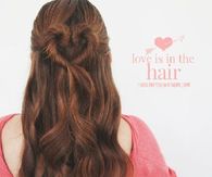 DIY Heart Bun
